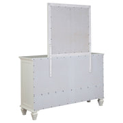 Sandy Beach 11-drawer Dresser with Mirror