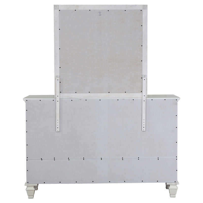 Sandy Beach 11-drawer Dresser with Mirror