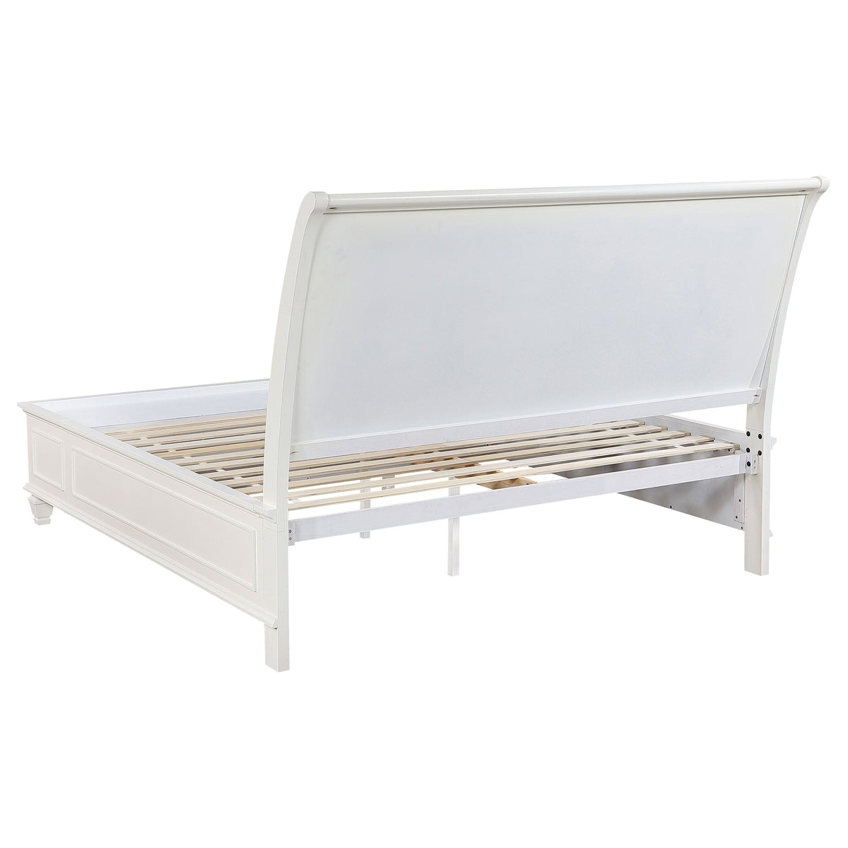 Sandy Beach Wood Storage Panel Bed