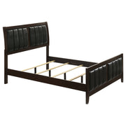 Carlton Wood Panel Bed Cappuccino