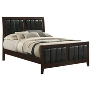 Carlton Wood Panel Bed Cappuccino