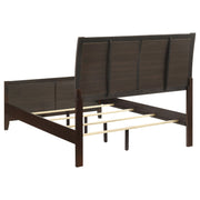 Carlton Wood Panel Bed Cappuccino