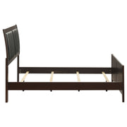 Carlton Wood Panel Bed Cappuccino