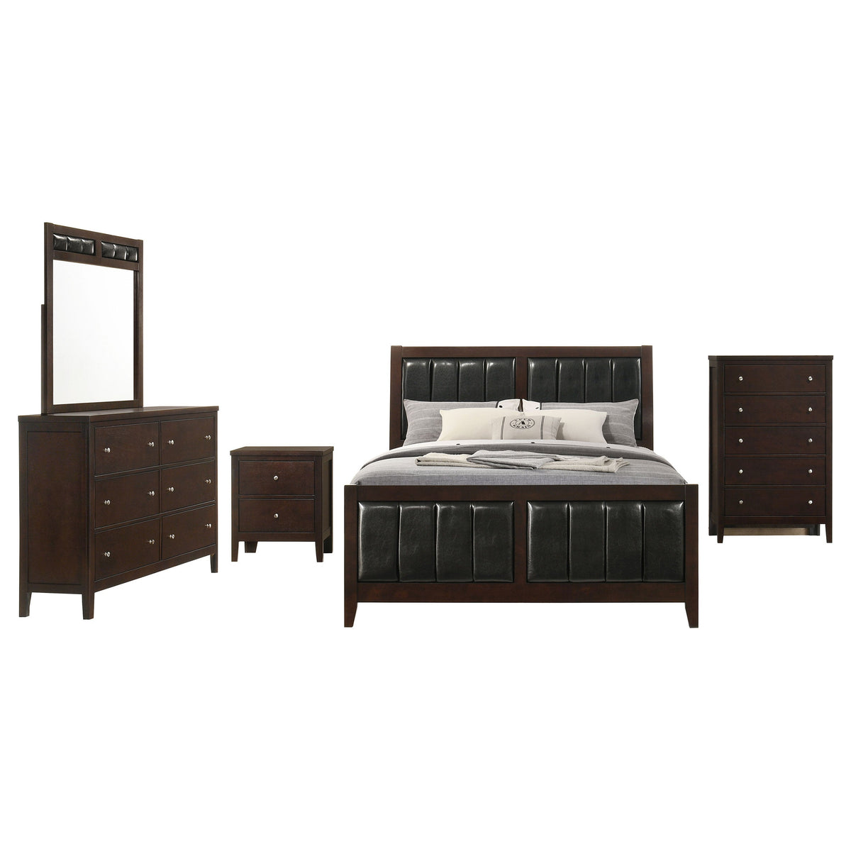 Carlton Bedroom Set Cappuccino
