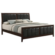 Carlton Wood Panel Bed Cappuccino