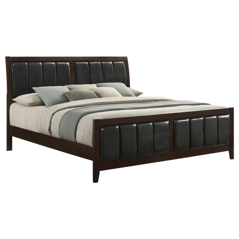 Carlton Wood Panel Bed Cappuccino