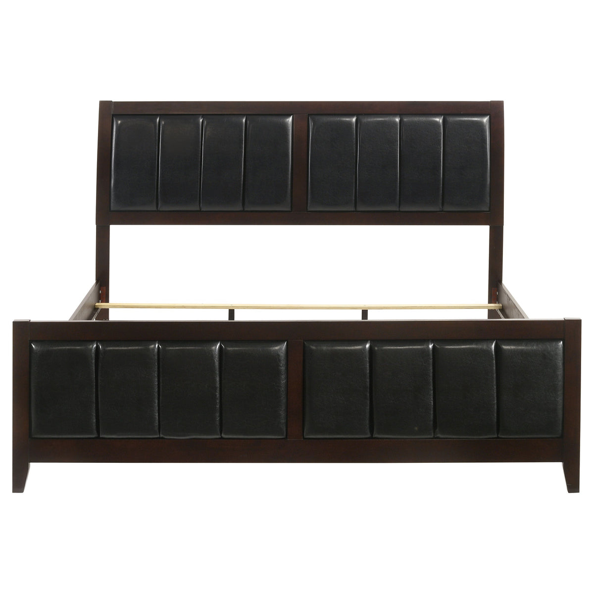 Carlton Wood Panel Bed Cappuccino