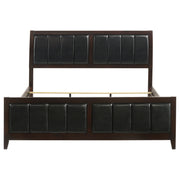 Carlton Wood Panel Bed Cappuccino