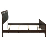 Carlton Wood Panel Bed Cappuccino