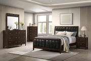 Carlton Bedroom Set Cappuccino California King 5-piece