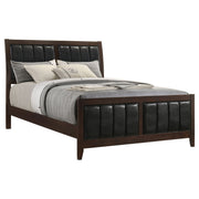 Carlton Wood Panel Bed Cappuccino