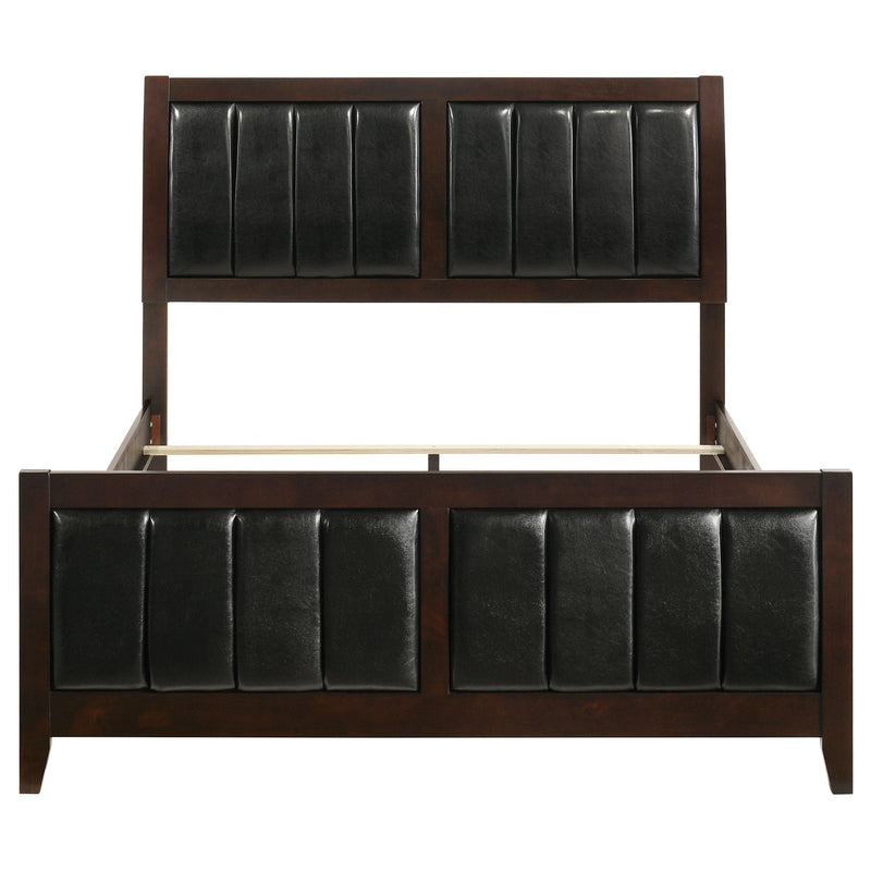 Carlton Wood Panel Bed Cappuccino
