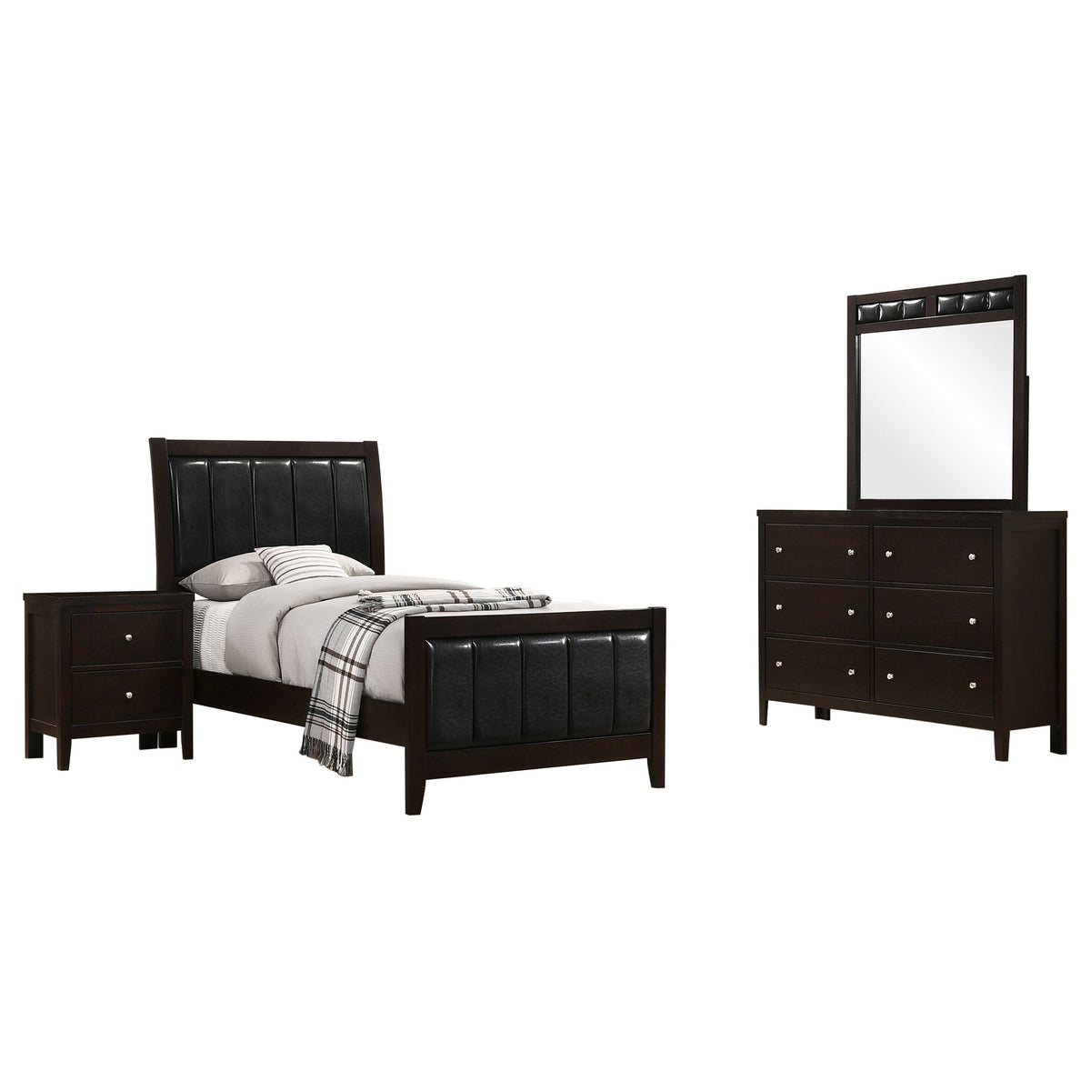 Carlton Bedroom Set Cappuccino