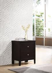 Carlton 2-drawer Nightstand Cappuccino Default Title