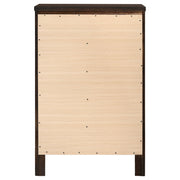 Carlton 5-drawer Bedroom Chest Cappuccino