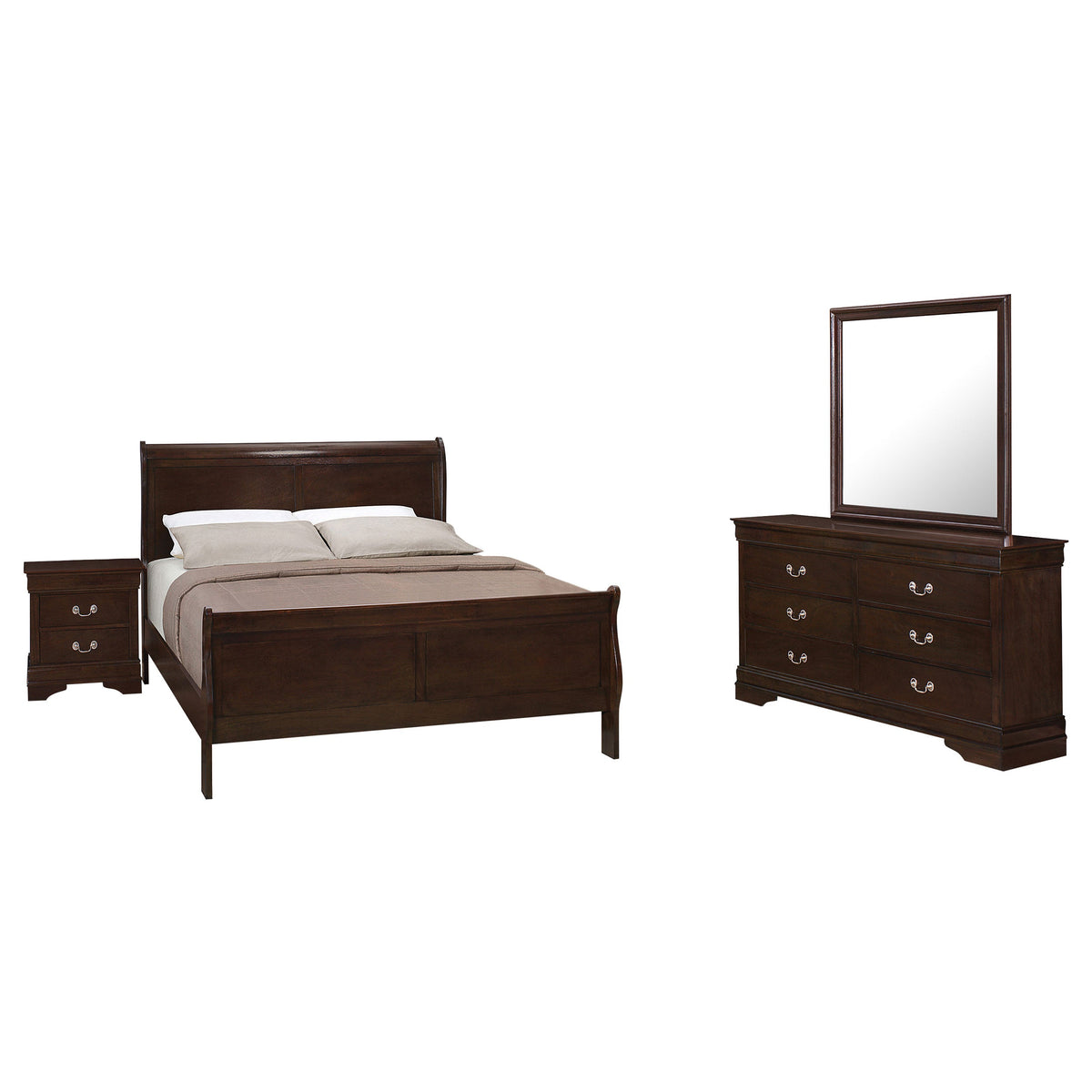 Louis Philippe Bedroom Set