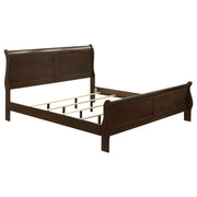 Louis Philippe Wood Sleigh Bed