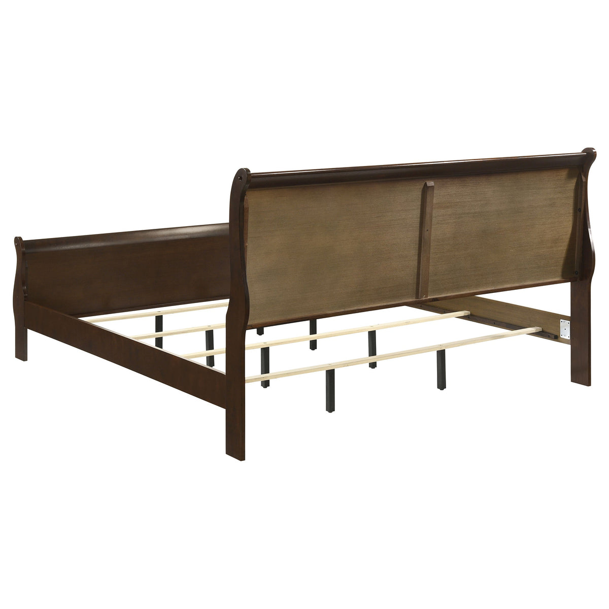 Louis Philippe Wood Sleigh Bed