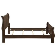 Louis Philippe Wood Sleigh Bed