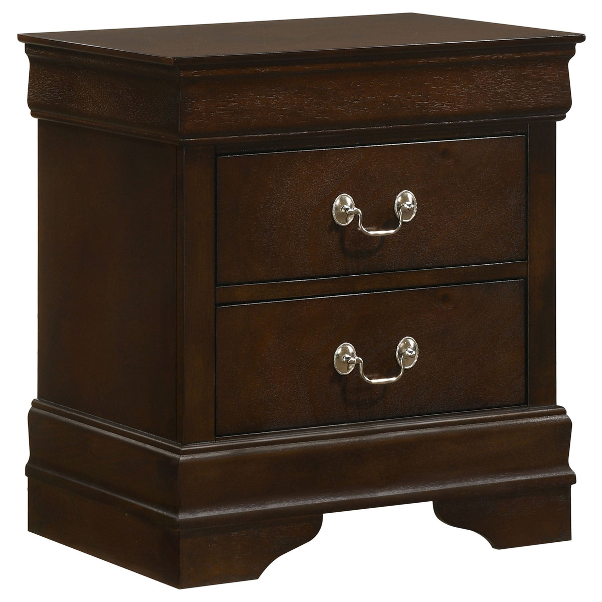 Louis Philippe 2-drawer Nightstand