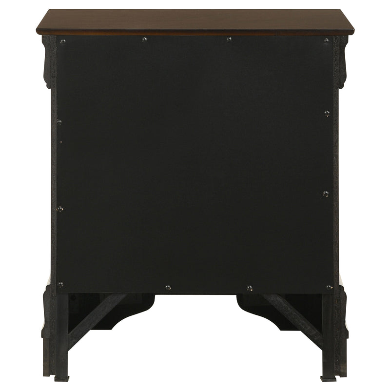 Louis Philippe 2-drawer Nightstand