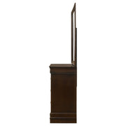 Louis Philippe 6-drawer Dresser with Mirror