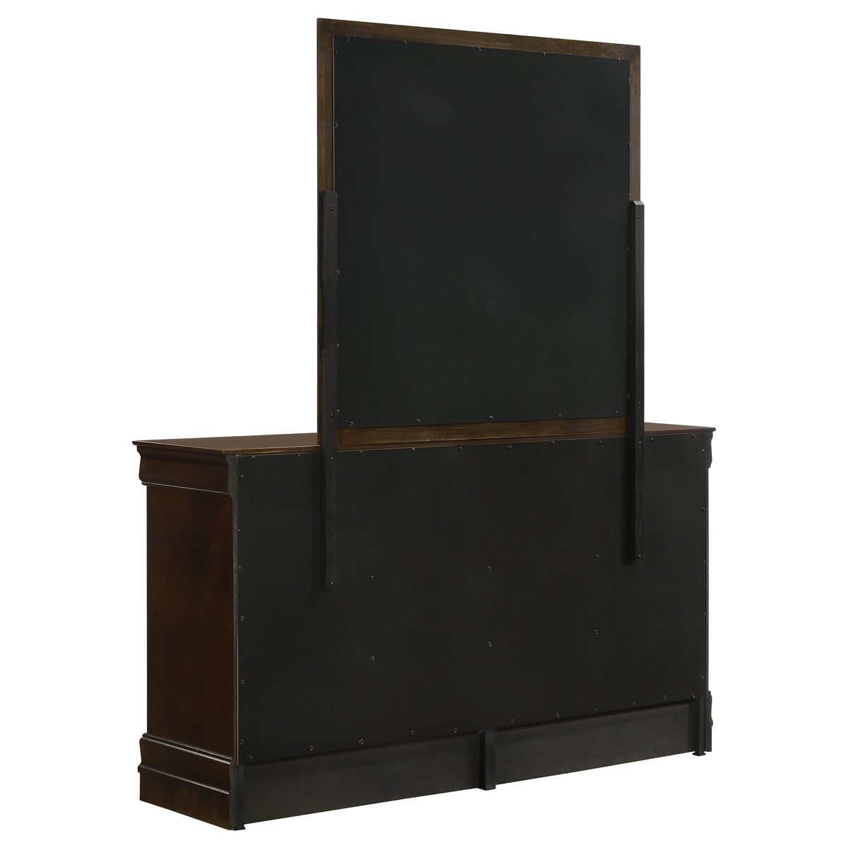 Louis Philippe 6-drawer Dresser with Mirror