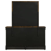 Louis Philippe 6-drawer Dresser with Mirror
