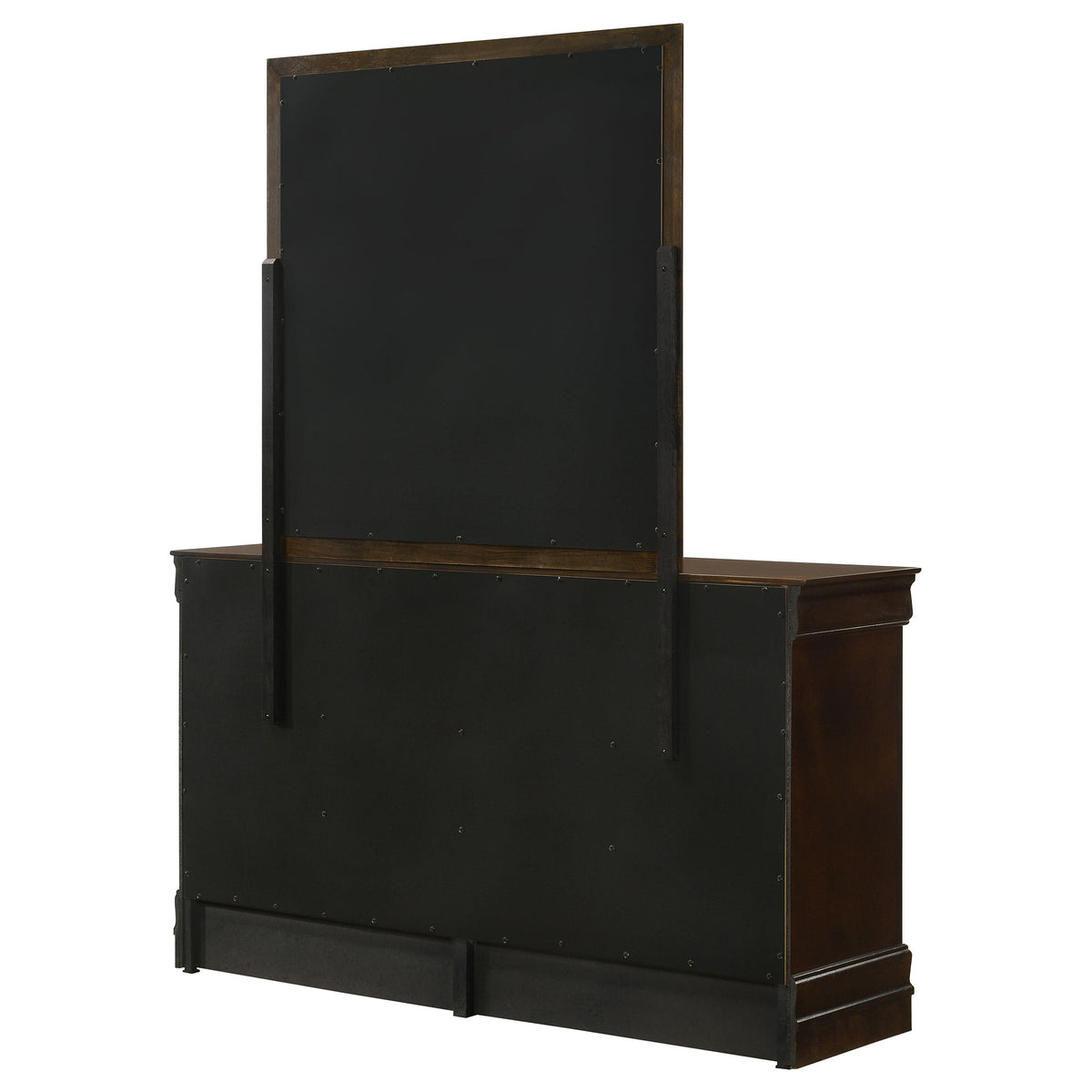 Louis Philippe 6-drawer Dresser with Mirror
