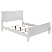 Louis Philippe Wood Sleigh Bed