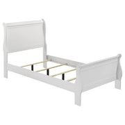 Louis Philippe Wood Sleigh Bed
