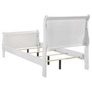 Louis Philippe Wood Sleigh Bed