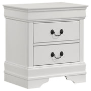 Louis Philippe 2-drawer Nightstand