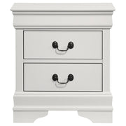 Louis Philippe 2-drawer Nightstand
