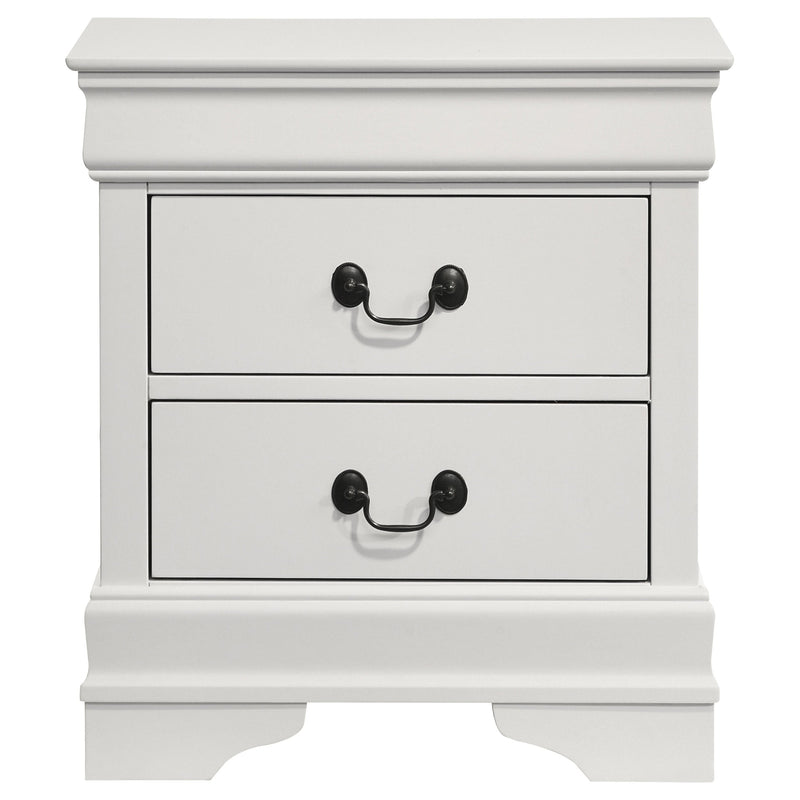 Louis Philippe 2-drawer Nightstand