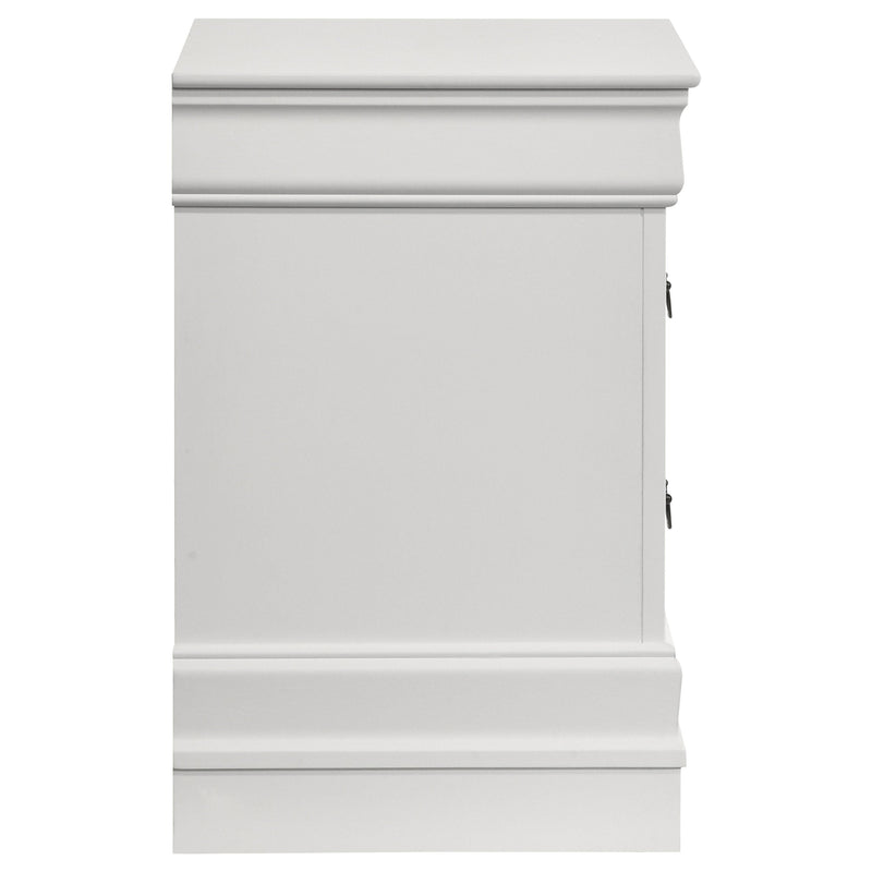 Louis Philippe 2-drawer Nightstand