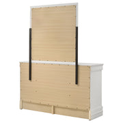Louis Philippe 6-drawer Dresser with Mirror