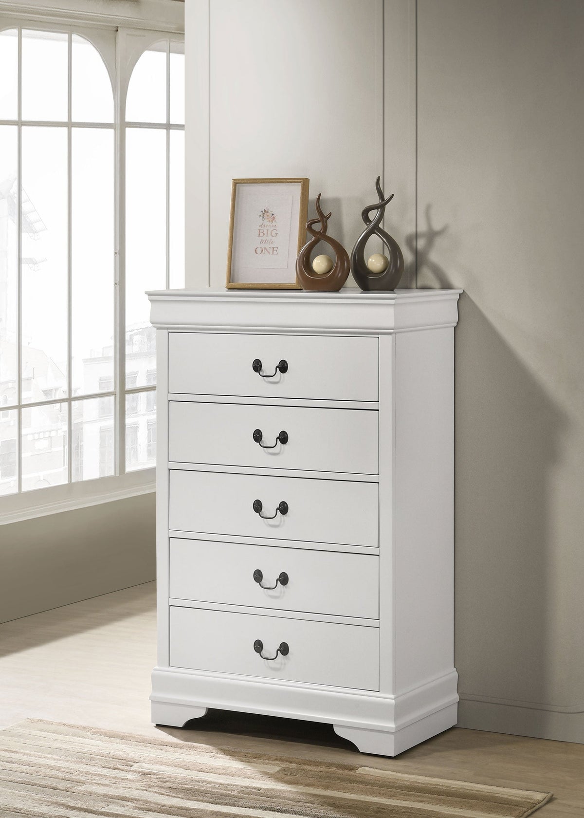 Louis Philippe 5-drawer Bedroom Chest