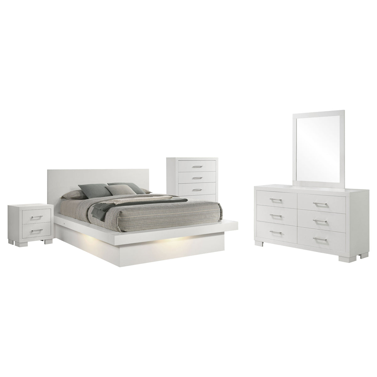Jessica LED Bedroom Set