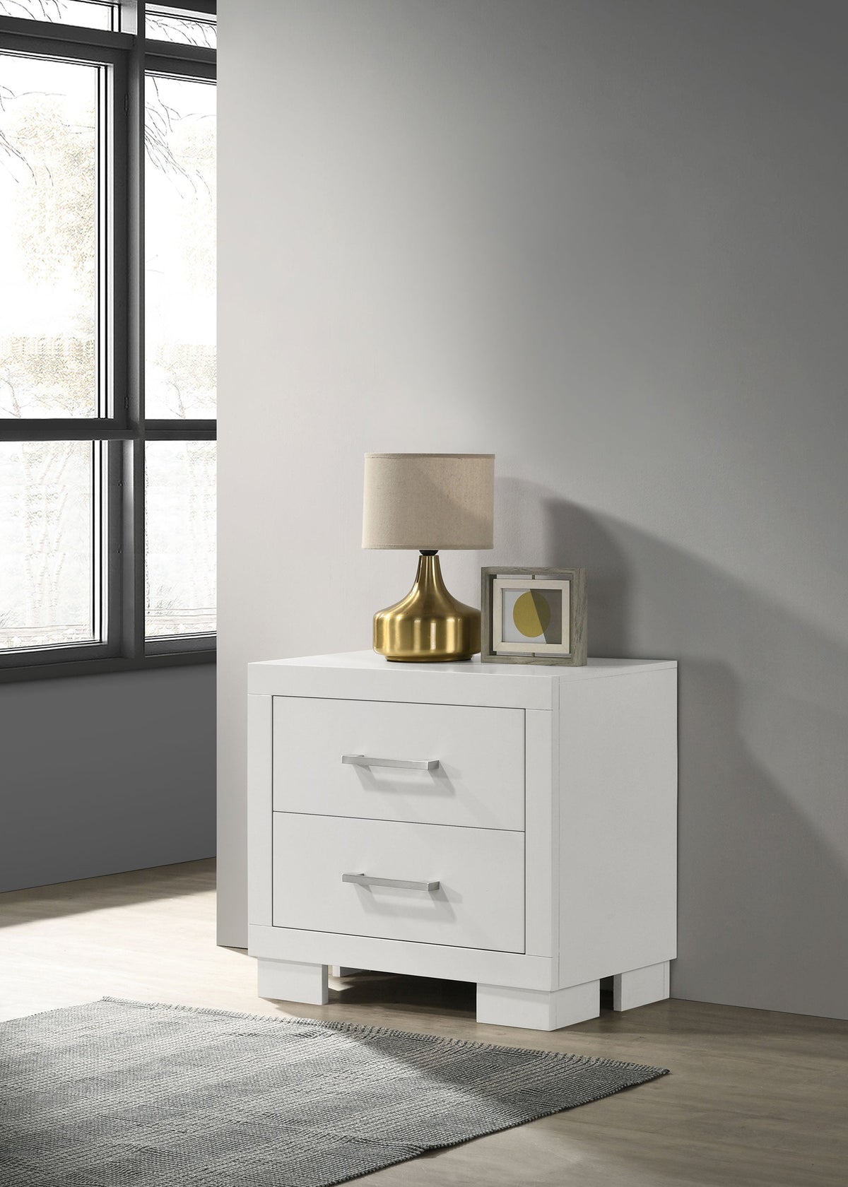 Jessica 2-drawer Nightstand