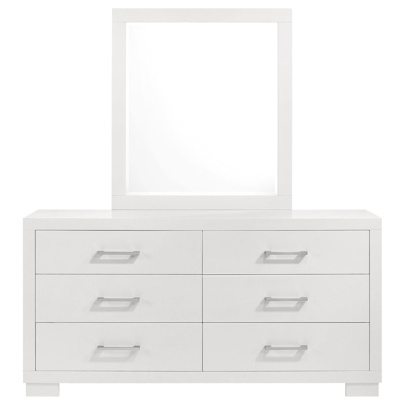 Jessica 6-drawer Dresser with Mirror