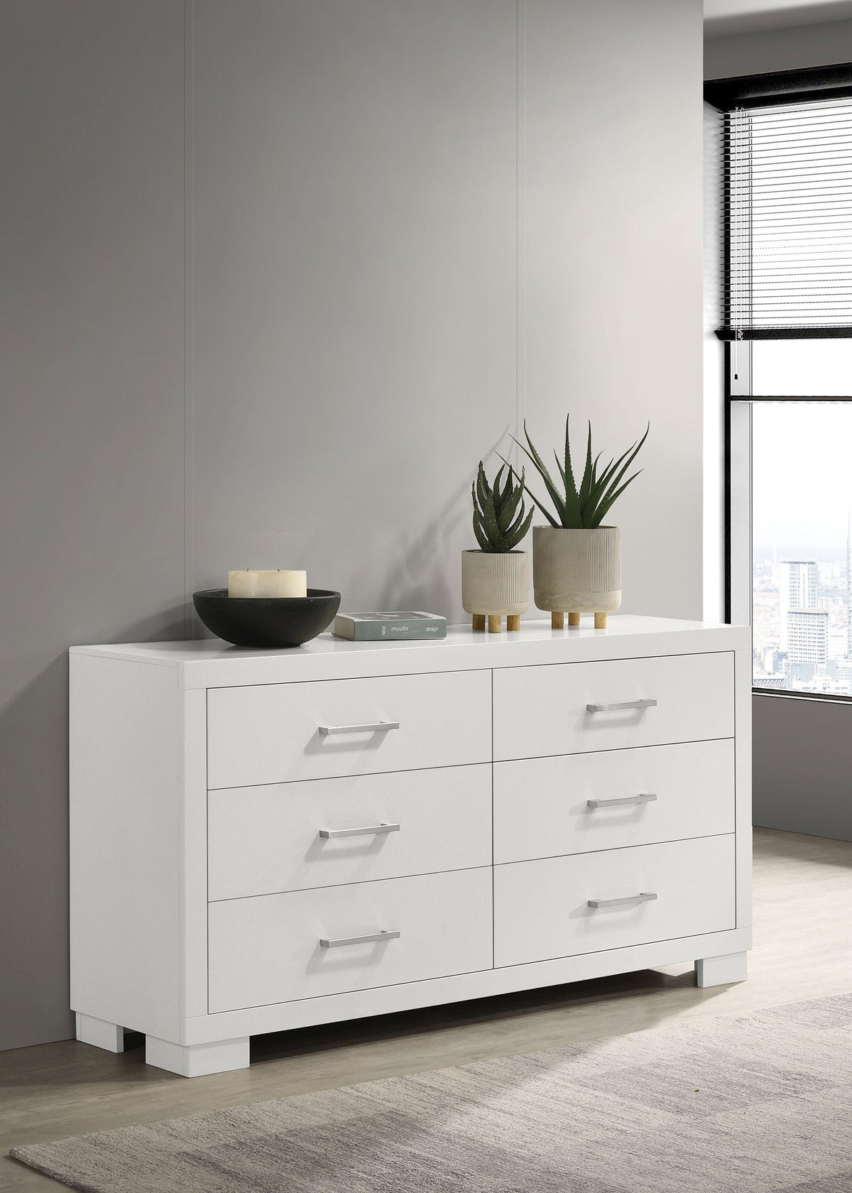 Jessica 6-drawer Dresser