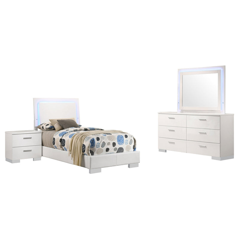 Felicity Bedroom Set High Gloss