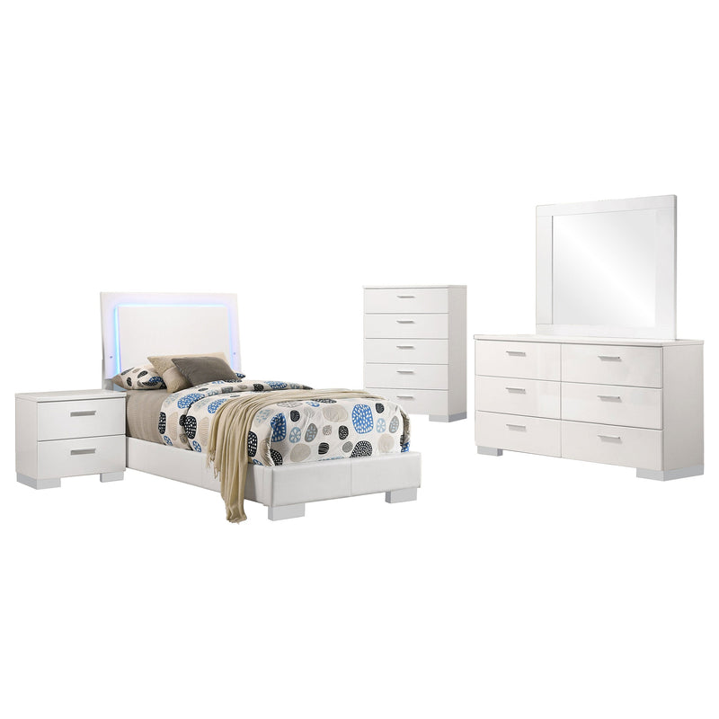 Felicity Bedroom Set High Gloss