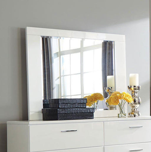 Felicity Dresser Mirror White High Gloss Mirror