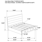 Felicity Storage Bed High Gloss