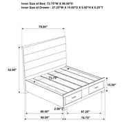 Felicity Storage Bed High Gloss