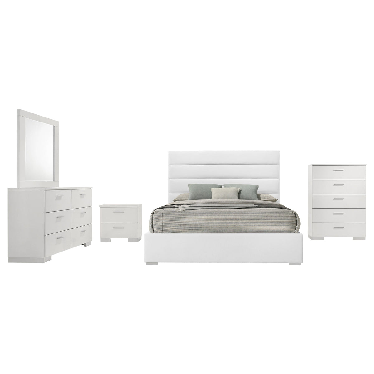 Felicity Bedroom Set High Gloss