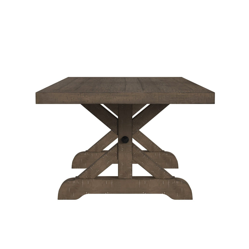 Yellowstone - Dining Table With 2X12" Leaves - Gray