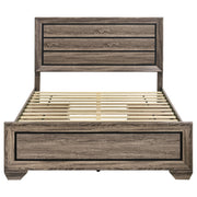 Kauffman Wood Storage Panel Bed